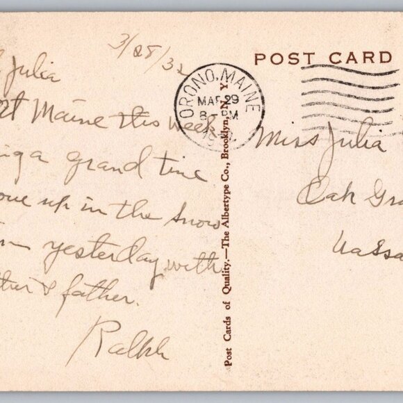 Postcards Lot of 5 Vintage and Older Libraries of Maine #934 - Picture 10 of 10